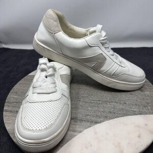 MIA Shoes Womens Size 9.5 White Gray Low Top Lace Up Sneaker